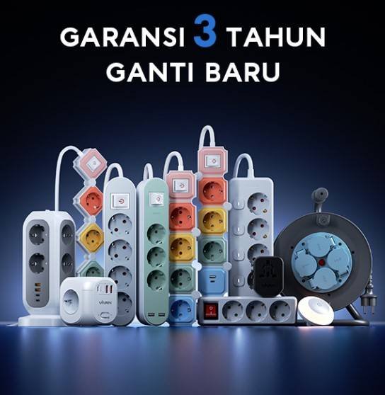 Stop Kontak dengan Kabel Vivan
