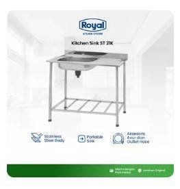 Bak Cuci Piring Royal Portable ST 21 K
