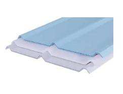 Atap uPVC Lasertuff Twin Wall - Biru Doff, Panjang 6m