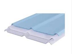 Atap uPVC Lasertuff Twin Wall - Biru Doff, Panjang 4m