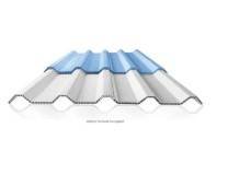 Atap uPVC Alderon Double Layer (Twinwall) 830 - Panjang 4 Meter, Putih Doff