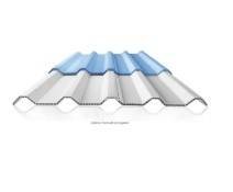Atap uPVC Alderon Double Layer (Twinwall) 830 - Panjang 7 Meter, Putih Doff