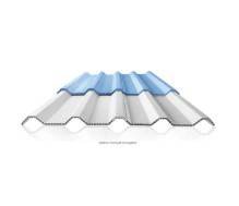Atap uPVC Alderon Double Layer (Twinwall) 830 - Panjang 5.5 Meter, Putih Doff