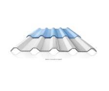 Atap uPVC Alderon Double Layer (Twinwall) 830 - Panjang 9 Meter, Putih Doff