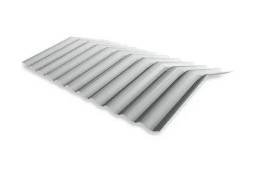 Atap uPVC Alderon Nok Trimdek - Grey Doff