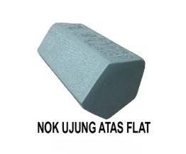 Aksesoris Atap Mutiara Nok Ujung Atas Flat ABC Cat Air - Hitam