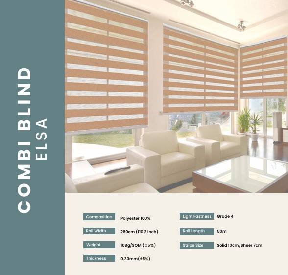 Zebra Blinds-Elsa Dimout