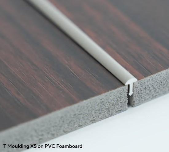 T Moulding (XS Curve)- Aluminium Anodized