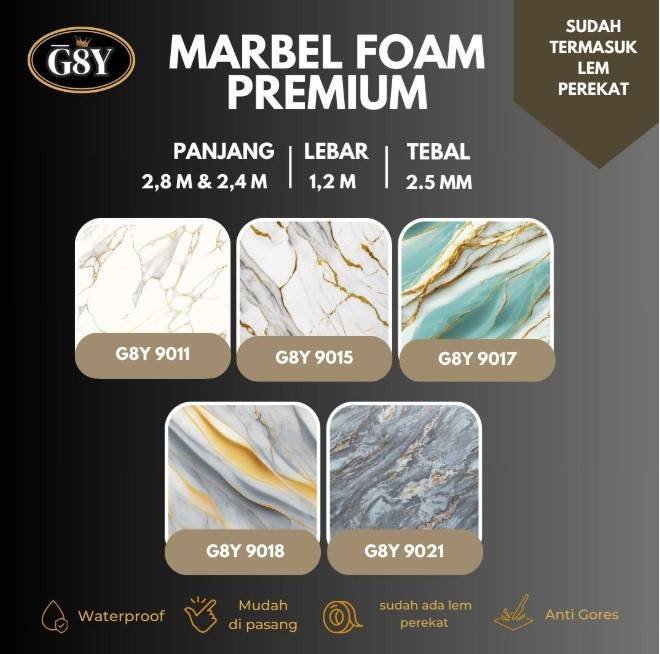Wallfoam Rollan Motif Marble 2.5