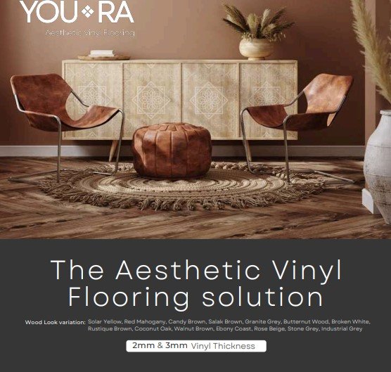 Vinyl Lantai 2.0mm Wood Youra