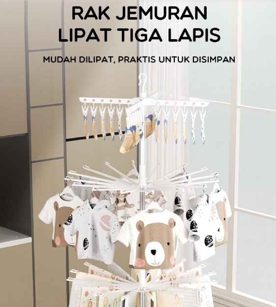 Gantungan Hanger Pakaian Bayi BFS50401 Bonbox