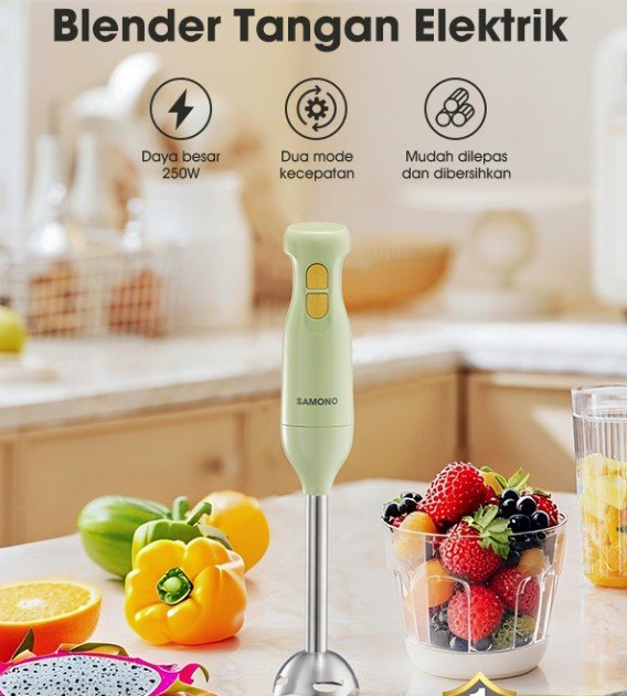 Hand Blender 2 Speeds Control Samono
