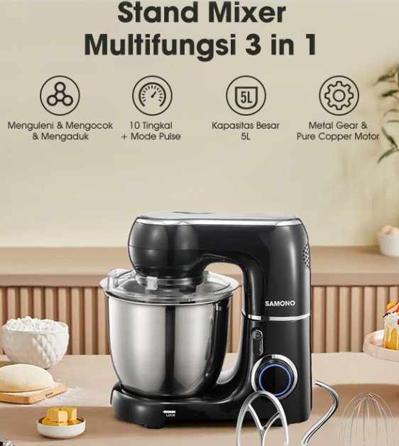 Stand Mixer 5L 550W SW-KM550 Samono