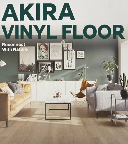 Vinyl Lantai 3.0mm Wood Akira