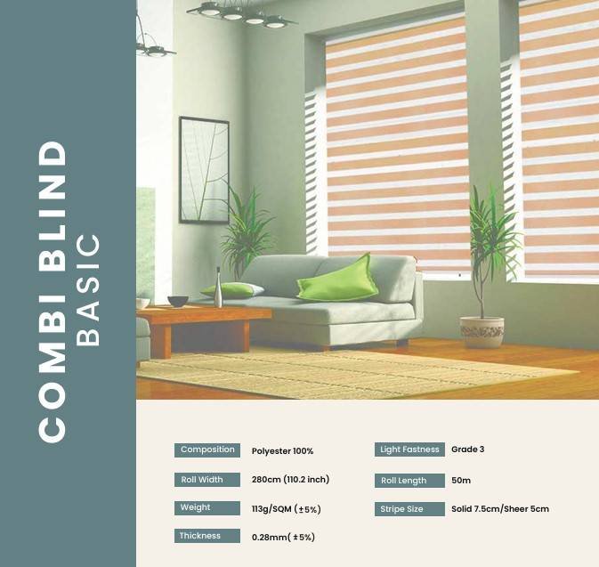 Zebra Blinds-Basic Dimout Winstar