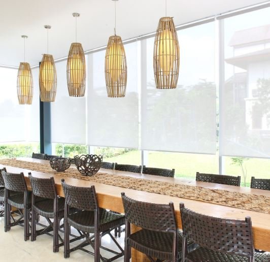 Roller Blinds Penutup Jendela Solar Screen Onna