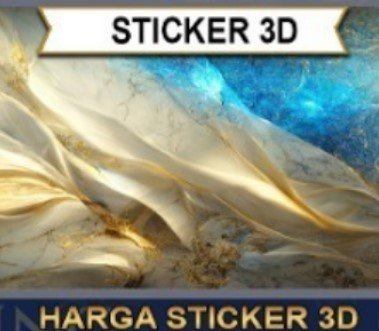 Bahan Sticker 3D